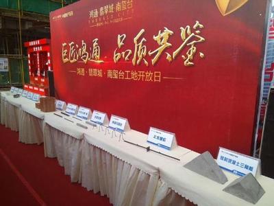 四川南充:鸿通 翡翠城 南玺台工地开放日,探秘开发商工地
